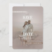 Sla de datum op - gorgeous_silk brown chocolat col kaart (Voorkant)