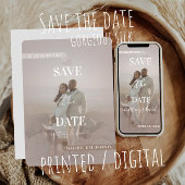 Sla de datum op - gorgeous_silk brown chocolat col kaart