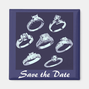 Sla de datum op/Hij heeft de vraag beantwoord Magneet