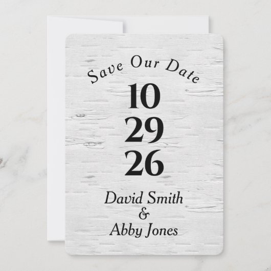 Sla de datum op in de vogelboom save the date (Voorkant)