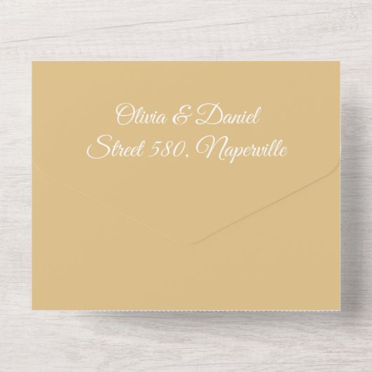 Sla de datum op in één uitnodiging (Achterkant)