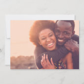 Sla de datum op in wit handschrift 2 Foto Aankondiging (Achterkant)