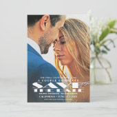 Sla de datum op kaart | Film Poster Foto Uitnodigi (Staand voorkant)