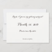 Sla de datum op kaart, geliefden handen, zonsonder kaart (Achterkant)