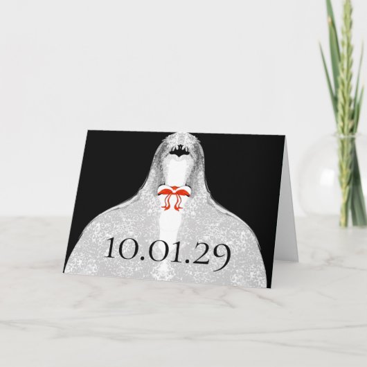 Sla de datum op - Lace Bride's Gown - (Voorkant)