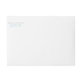 Sla de datum op Lichtblauw Tropische palmbladeren (Voorkant)