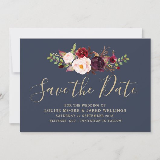 Sla de datum op - Lucy Suite Save The Date (Voorkant)