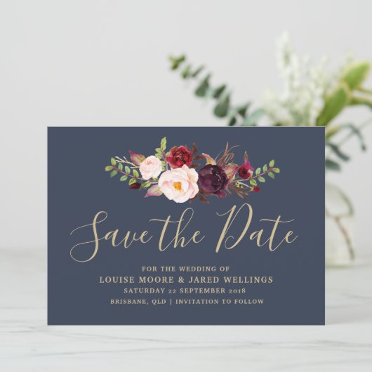 Sla de datum op - Lucy Suite Save The Date (Staand voorkant)