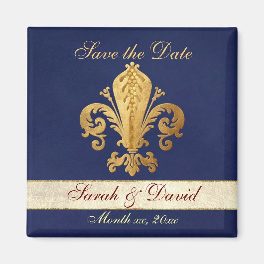 Sla de  datum op magneet (Voorkant)