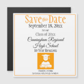 Sla de datum op Magnetkaart voor middelbare school (Voorkant / Achterkant)