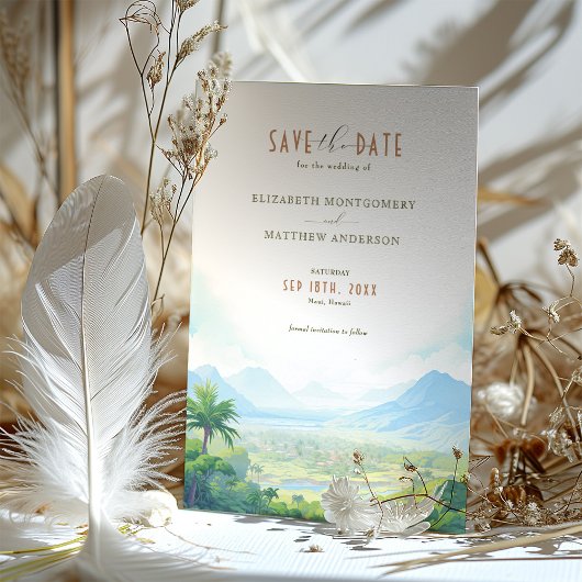 Sla de datum op Maui, Hawaii bestemming Kaart