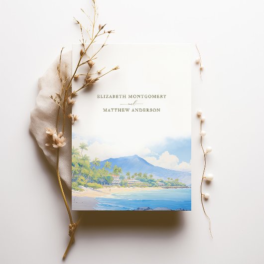 Sla de datum op Maui, Hawaii bestemming Kaart