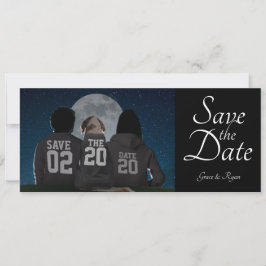 Sla de datum op met hondsfotokaarten save the date
