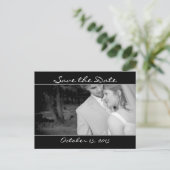 Sla de datum op met je foto's aankondigingskaart (Staand voorkant)