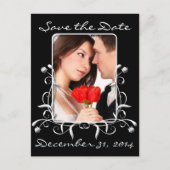 Sla de datum op met je foto's aankondigingskaart (Voorkant)