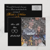 Sla de datum op met je foto's - aankondigingskaart (Voorkant / Achterkant)