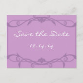 Sla de datum op met je foto's aankondigingskaart (Voorkant)