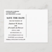 Sla de datum op met "Red Balloon" / Website Aankondigingskaart (Achterkant)