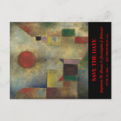 Sla de datum op met "Red Balloon" / Website Aankondigingskaart (Voorkant)