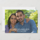 Sla de datum op Modern Full Bleed Photo Magnetische Uitnodiging (Voorkant)