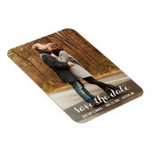 Sla de datum op Modern Verloving Magnet LWB Magneet (Rechterzijde)