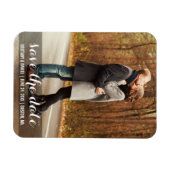 Sla de datum op Modern Verloving Magnet LWB Magneet (Horizontaal)