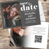 Sla de datum op Moderne Huwelijksfoto Website Save The Date