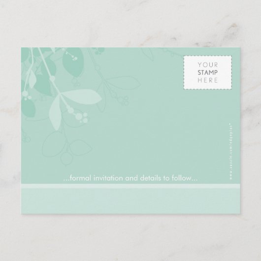 SLA DE DATUM OP:: native 1 Aankondigingskaart (Achterkant)