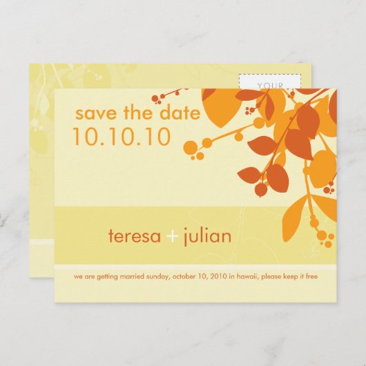 SLA DE DATUM OP:: native 8 Briefkaart (Voorkant / Achterkant)