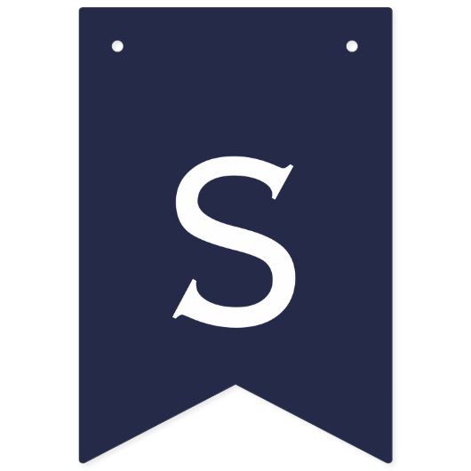 Sla de datum op Nautical Bunting Photo Prop Vlaggetjes (Tweede vlag)