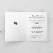 Sla de datum op - Oak Tree Design for Family Reuni Aankondiging (Binnen)