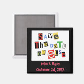 Sla de datum op, of anders! magneet (Voorkant / Achterkant)