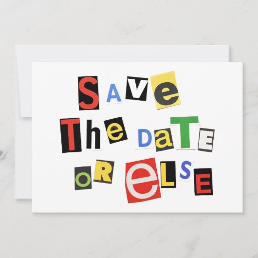 Sla de datum op of anders! save the date (Voorkant)