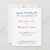 Sla de datum op - - Ohio Save The Date (Achterkant)