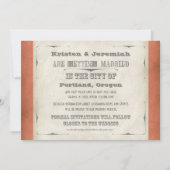 Sla de datum op - Ombre Chevron Stripe Zig Zag Fot Kaart (Achterkant)