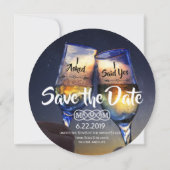 Sla de datum op onder de sterren save the date (Achterkant)