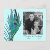 Sla de datum op - Peacock #2 Aankondigingskaart (Voorkant)