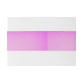 Sla de datum op Pink Glow Uitnodigingen Wikkel (Achterkant Voorbeeld)