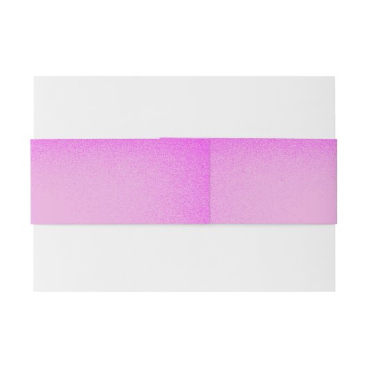 Sla de datum op Pink Glow Uitnodigingen Wikkel (Achterkant Voorbeeld)