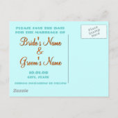 Sla de datum op - Poppies Aankondigingskaart (Achterkant)