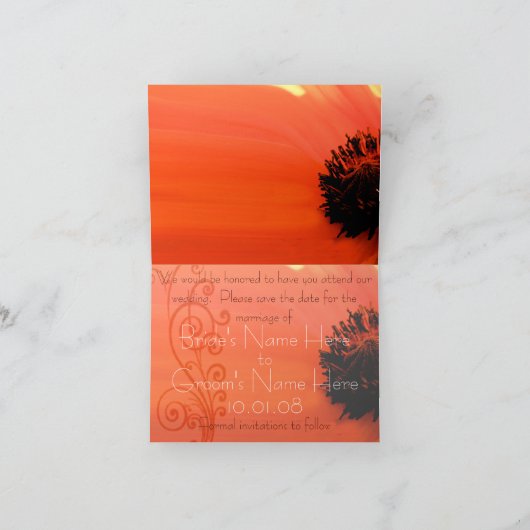 Sla de datum op - Poppy (Binnen)