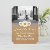 Sla de datum op - Robuust papier en tijdschriften Save The Date (Staand voorkant)