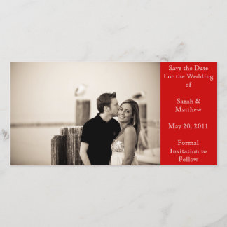 Sla de datum op - rood save the date