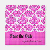 sla de datum op, roze demask magneet (Voorkant)