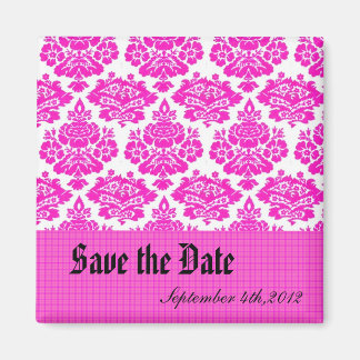 sla de datum op, roze demask magneet