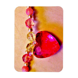 Sla de datum op Roze Hart Magneet