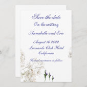 Sla de datum op save the date (Voorkant / Achterkant)