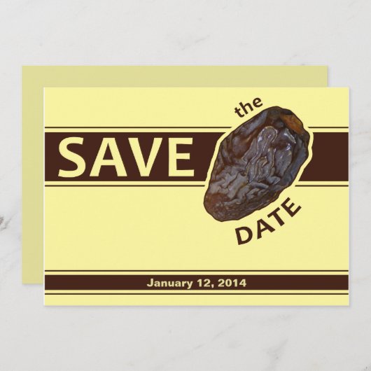 Sla de "Datum" op! Save The Date (Voorkant / Achterkant)