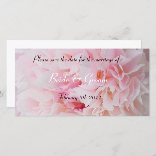 Sla de datum op save the date (Voorkant / Achterkant)