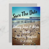 Sla de datum op save the date (Voorkant / Achterkant)